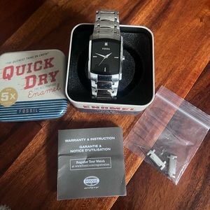 Fossil men’s Silver Watch